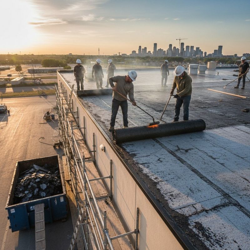 Industrial Roof Replacement detail